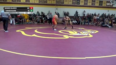 184 lbs Cons. Round 2 - Jakob Blake, Chabot College vs Moses Blanco, Skyline College