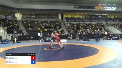 60 kg Consolation - Max Black, Colorado vs Dylan Koontz, ORTC/TMWC