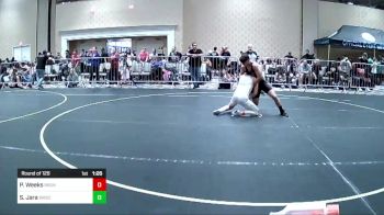 132 lbs Round Of 128 - Peiton Weeks, Bronco WC vs Shadrach Jara, Wasco Youth Wrestling