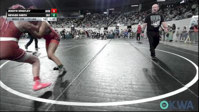 115 lbs Rr Rnd 5 - Jensyn Whatley, Ardmore Takedown Club vs Nevaeh Smith, Smith Wrestling Academy