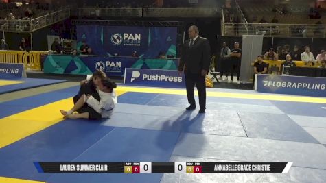 Annabelle Grace Christie vs Lauren Summer Clair 2025 Pan Jiu Jitsu IBJJF Championship
