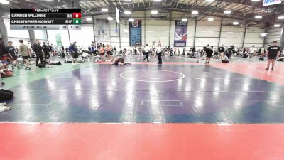 220 lbs Round Of 64 - Camden Williams, Indiana Outlaws White vs Christopher Howatt, Blue Wave