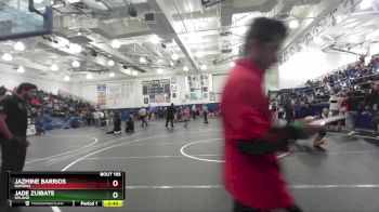 115 lbs Cons. Round 1 - Jade Zuibate, Upland vs Jazmine Barrios, Ramona