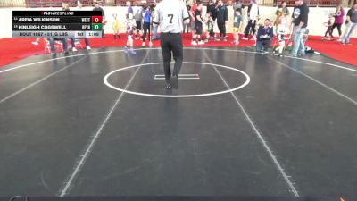 51_G lbs Round Of 32 - Areia Wilkinson, West Branch vs Kinleigh Cogswell, Reynolds