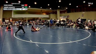 105 lbs Quarterfinal - André Luquette, Wrestling Academy Of Louisiana vs Owen Hebert, Triad Wrestling Club Of Ruston
