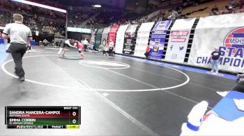 235 Class 1 lbs Champ. Round 1 - Sandra Mancera-Campos, Raytown South vs Emma Corbin, El Dorado Springs