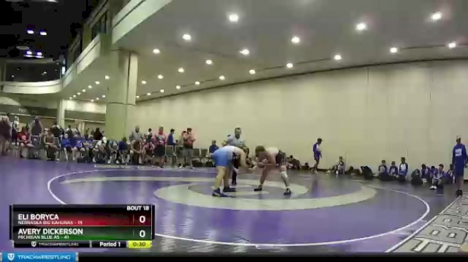 220 lbs Round 5 (8 Team) - James Campbell, Michigan Blue AS vs Collin ...