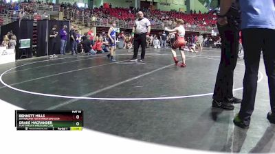 95 lbs Cons. Round 2 - Bennett Mills, Sutherland Youth Wrestling Club vs Drake Macrander, Plattsmouth Wrestling Club