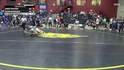 149 lbs Champ. Round 3 - James Thaxton, Lincoln Memorial vs Gavin Balmeceda, Life University