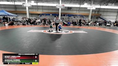 41 lbs Quarterfinal - Wyatt Swallow, Fighting Squirrels vs Norman Morris, St. Maries Wrestling Club