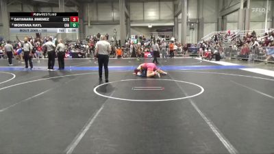 155 lbs Cons. Round 2 - Montana Kayl, Chapman vs Dayanara Jimenez, Scott City Takedown Club