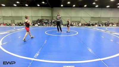 61 lbs Rr Rnd 2 - Achilles Davie, Mat Union Misfits 9U 2 vs Ellie Downing, Team Danger 9U