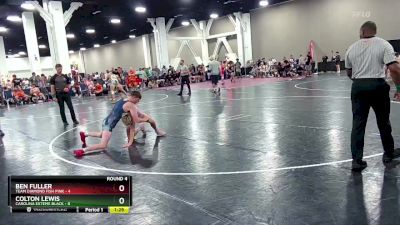 120 lbs Round 4 (8 Team) - Ben Fuller, Team Diamond Fish Pink vs Colton Lewis, Carolina Exteme Black