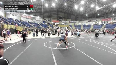 116 lbs Consi Of 4 - Meggan Mooney, No Team vs Nevaeh Romero, Mile High WC