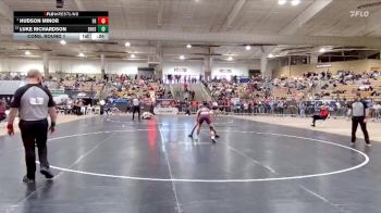 AA 150 lbs Cons. Round 1 - Hudson Minor, Franklin High School vs Luke Richardson, East Hamilton High School