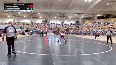 AA 150 lbs Cons. Round 1 - Hudson Minor, Franklin High School vs Luke Richardson, East Hamilton High School