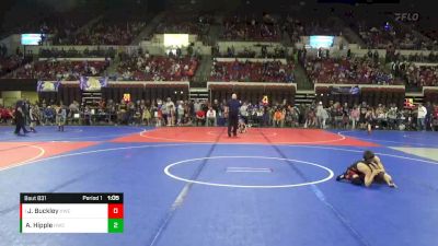 57 lbs Quarterfinal - Jacob Buckley, Helena Wrestling Club vs Avyn Hipple, Havre Wrestling Club