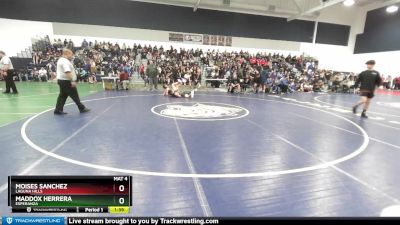 126 lbs Champ. Round 1 - Maddox Herrera, Esperanza vs Moises Sanchez, Laguna Hills