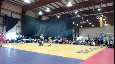 90-100 lbs Quarterfinal - Miley Oberg, Higginsville Youth Wrestling C vs Bryleigh Miears, The Alliance Wrestling Academy