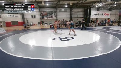 86 kg Cons. Rd Of 16 - Braxten Westendorf, Iowa vs Timothy McDonnell, Beaver Dam Wrestling Regional Training Center