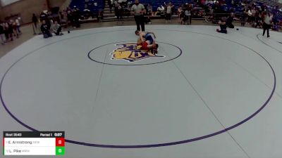 12U Boys - 78 lbs Cons. Semis - Eli Armstrong, East Idaho Elite Wrestling Club vs Levi Pike, Michigan West Wrestling Club