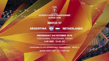 ARG vs NED | 2018 FIVB Women's World Championships