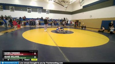 83 lbs Semifinal - Damen Therrien, Bonners Ferry Wrestling Club vs Ryder Williams, Deer Park Ironman Wrestling Club