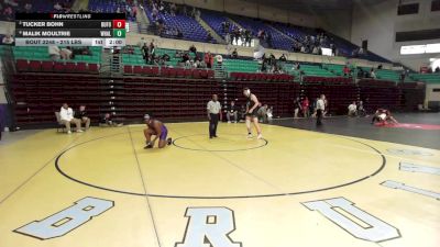 215 lbs Semifinal - Tucker Bohn, Buford vs Malik Moultrie, Whale Branch