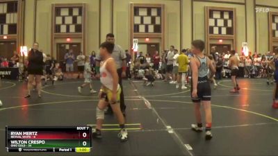 101 lbs Round 3 (6 Team) - Wilton Crespo, Ohio Gold vs Ryan Mertz, Revival White