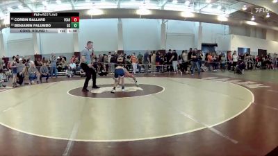 78 lbs Cons. Round 1 - Benjamin Palumbo, Grace Christian vs Corbin Ballard, FCA Hurricanes