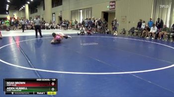 126 lbs Cons. Round 4 - Aiden Hubbell, Saint Augustine vs Noah Brown, Fight Club