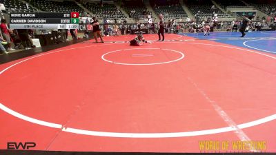 120 lbs 5th Place - Nixie Garcia, Standfast vs Carmen Davidson, SlyFox Wrestling Academy