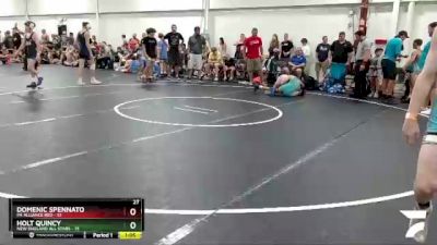 105 lbs Round 2 (8 Team) - Domenic Spennato, PA Alliance Red vs Holt Quincy, New England All Stars