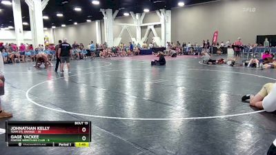 190 lbs Round 5 (8 Team) - Johnathan Kelly, Team STL Orange vs Gage Yackee, Foxfire Wrestling Club