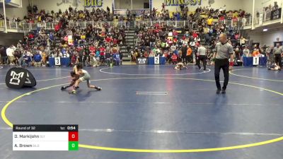 56 lbs Round Of 32 - Deacon Markijohn, Sly Fox WC vs Anthony Brown, Silo