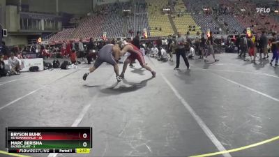 285 lbs Finals (2 Team) - Marc Berisha, Sacred Heart vs Bryson Buhk, SIU Edwardsville