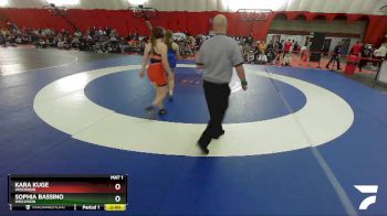 152-164 lbs Round 2 - Kara Kuge, Wisconsin vs Sophia Bassino, Wisconsin