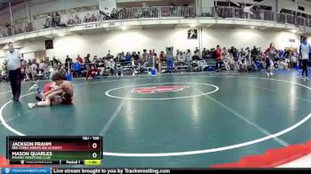 100 lbs Champ. Round 2 - Jackson Frahm, Red Cobra Wrestling Academy vs Mason Quarles, Fishers Wrestling Club