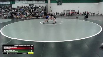 85 lbs Cons. Round 1 - Irfan Murad, WWC Predator Wrestling vs Brodie Harmon, Unaffiliated