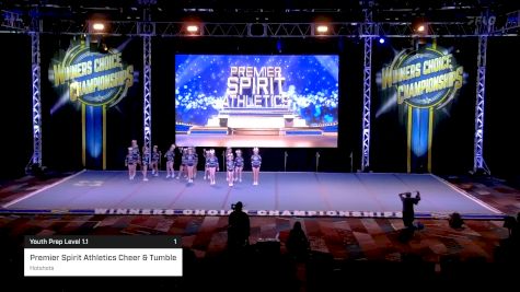 Premier Spirit Athletics Cheer & Tumble - Hotshots [2025 Youth Prep Level 1.1 1] 2025 Winners Choice Live at Foxwoods