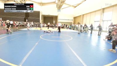50 lbs Rr Rnd 1 - Parker Sauer, Wrecking Crew Wrestling Academy vs Hudson Hose, Pursuit Wrestling Academy