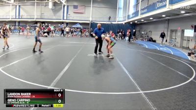 88 lbs Round 3 (4 Team) - Landon Baker, Ragin Raisins Catawba vs Geno Carpino, U2 Uprising Blue