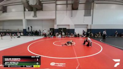 46 lbs Cons. Round 1 - Jett Petrillo, Vici Wrestling Club vs Sailor Roberts, Wesley Club Wrestling