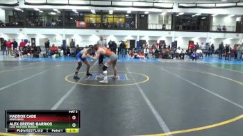 133 lbs Semifinal - Maddox Cade, Heidelberg vs Alex Greene-Barrios, Case Western Reserve