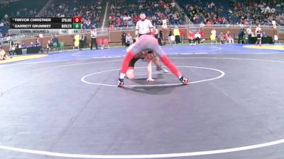 D2-106 lbs Cons. Round 3 - Garrett Grummet, Middleville Thornapple Kellogg vs Trevor Christner, Spring Lake