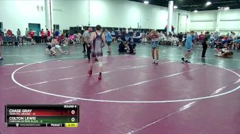 120 lbs Round 6 (8 Team) - Chase Gray, Team STL Orange vs Colton Lewis, Carolina Exteme Black