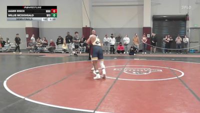 149 lbs Semifinal - Jager Eisch, Minnesota vs Willie McDougald, West Virginia