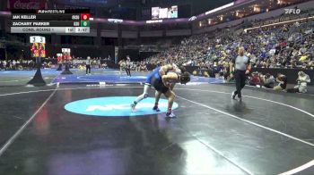 133 lbs Cons. Round 1 - Jak Keller, Grand Valley St. vs Zachary Parker, Glenville St.