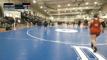 185 lbs Quarterfinal - Cecilia Lieber, East Longmeadow vs Emma Leonido, Hanover