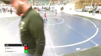 61 lbs Quarterfinal - Brian Baca, NM Gold vs Adam Cerecero, Hugoton WC